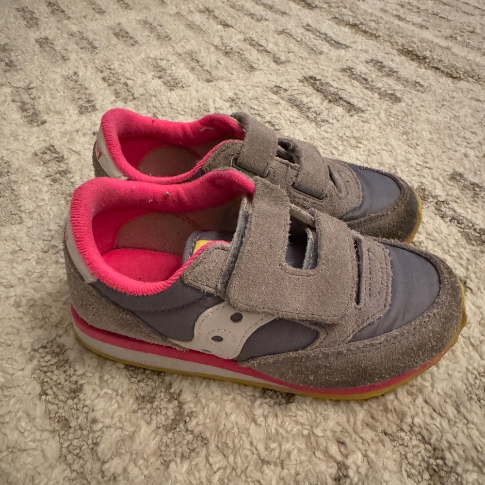 Saucony Kids Jazz Velcro Sneakers Sz 10.5W